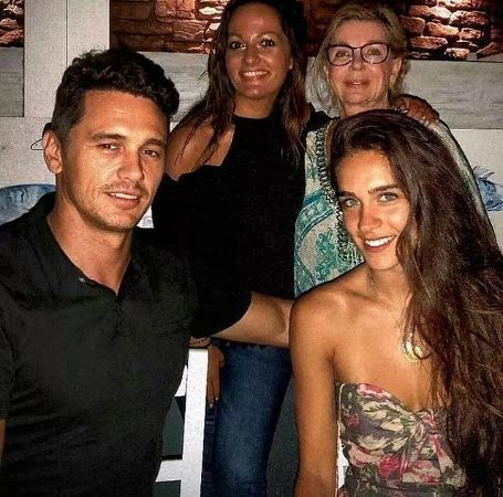 James Franco with his girlfriend Isabel Pakzad.